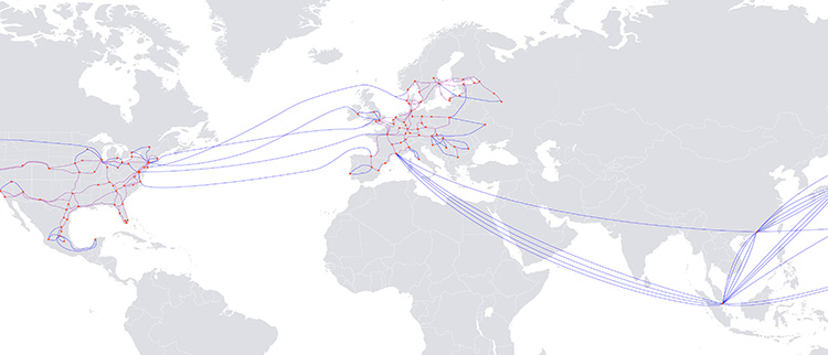 Network map